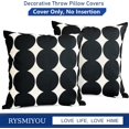 thumbnail image 4 of Decorative Throw Pillow Covers Set of 2 Black Fashion Polka dot Pillow Covers 20x20 Inch Throw Pillow Cover Linen Pillowcase Farmhouse Outdoor Pillow Covers for Couch Sofa Living Room, 4 of 6