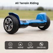 MIHOVER Warrior 8.5 inch 350W*2 off-Road Hoverboard- All Terrain Hoverboard with Bluetooth Speaker and LED Lights, 10 mph Max Speed for Kids and Adults,Max Load 265lbs UL2272 & CPC Certified
