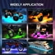 thumbnail image 4 of Luces LED RGB tipo roca YiLaie impermeables para Jeep ATV RZR UTV, 4 of 6