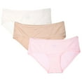 thumbnail image 4 of essie Women's Hipster Panties 3-Pack Nylon Spandex Blend, 4 of 11