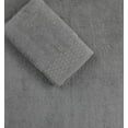thumbnail image 4 of HALLEY Turkish Bath Towels Set - 4 Piece Bathroom Set, Ultra Soft, Machine Washable, Highly Absorbent, 100% Cotton - Luxury Spa Quality - Gray, 4 of 4