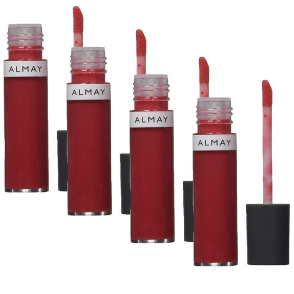 Pack of (4) Almay Color Care Liquid Lip Balm - 300 Apple A Day 0.24 FL OZ (7.1 mL)