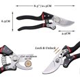 thumbnail image 2 of Pruning Shears - 8.5 Inch Garden Pruning Shears, 2 of 5