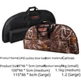 thumbnail image 3 of CUPID Archery Gear Bag: Durable Canvas Construction, Dual Shoulder/Hand Carry Design, Multi-Size & Specification Options for Outdoor Sports Enthusiasts – 100cm Black P1 Model for Bows & Equipment, 3 of 6