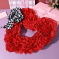 thumbnail image 6 of HAMPPLIES 1Set Red Heart Garland Textile Valentine Day Decor Window Decor 13.76X13.76X1.18in, 6 of 8