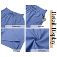thumbnail image 5 of Fantaslook Summer Shorts for Women Wide Leg High Waisted Shorts Drawstring Casual Beach Shorts with Pockets, 5 of 8