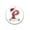 P, variant on Wovilon 3.15" DIY Wooden Christmas Ornaments 26 Letters Wood Slices Circles for Crafts Round Centerpieces Discs Holiday Hanging Decorations - B