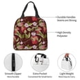 thumbnail image 4 of Fotbe Leaf And Fruit Bolsa Térmica con Estampado y Forro de Aluminio Grueso Bolsa de Almuerzo con Bolsillo Frontal para Hombres y Mujeres, Ideal para Trabajo, Escuela, 4 of 8