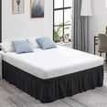 thumbnail image 4 of Bewildely Drop Bed Ajustable Elástico Cama Dust Ruffle Poliéster Colchón Decoración Ropa de cama Suministros Juegos de cama No.04 Bewildely HA004051-04, 4 of 6