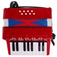 thumbnail image 4 of ifundom 1Pc Plastic Beginner Accordion Red Portable Instrument for Playing and Practice, 4 of 7