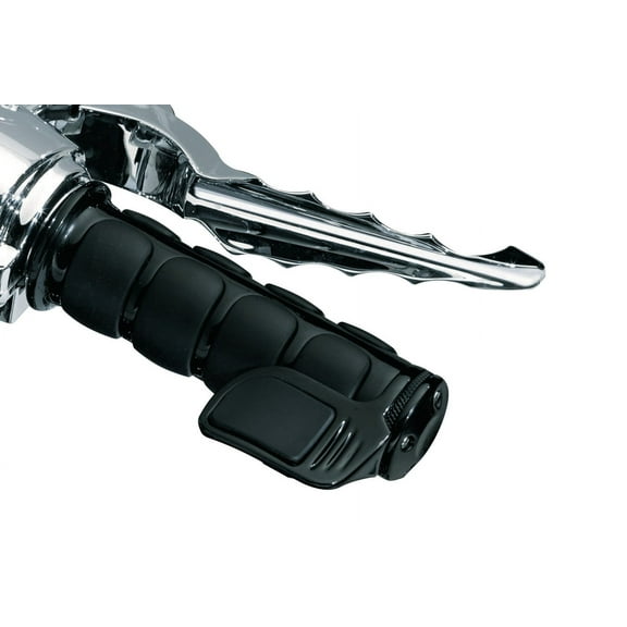 Kuryakyn Right Side Contoured ISO Throttle Boss, Gloss Black