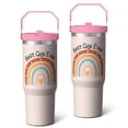 thumbnail image 2 of 1pc grandmother 30oz Tumbler with Straw & Handle - Insulated Stainless Steel Cup | Holiday Gift for Man Women (Christmas, Valentine's, Birthday), 2 of 7
