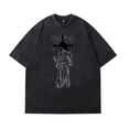 thumbnail image 1 of Camiseta Ethel Cain Merch Golden Age, camiseta vaquera lavada, moda informal de verano, algodón, diseño elegante,black,XXXL,Unitalla, 1 of 2