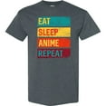thumbnail image 3 of Inktastic Eat Sleep Anime Repeat T-Shirt, 3 of 5