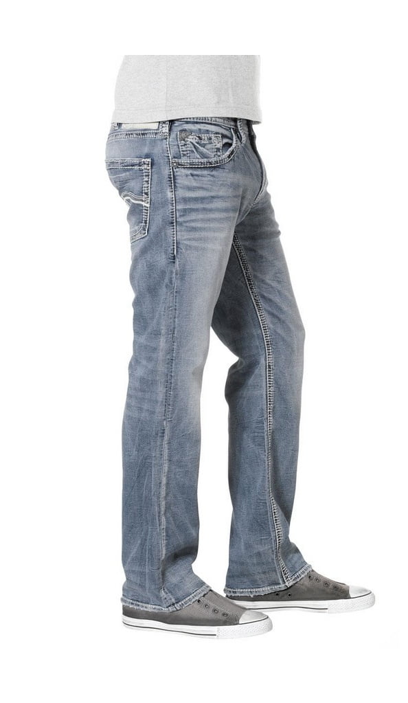 silver jeans zac light wash