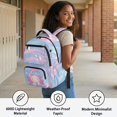 thumbnail image 4 of KUIFORTI Axolotl Cute Backpack Set 4Pcs for Girls Boys, Cute School Bag with Lunch Box Pencil Pouch Water Bottle Sleeve for Elementary Middle School, 4 of 6