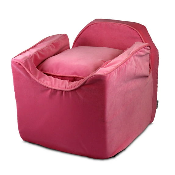 Snoozer Luxury Lookout I Dog Car Seat, Medium, Pink