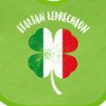thumbnail image 4 of Inktastic Italian Leprechaun Boys or Girls Baby Bib, 4 of 4