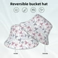 thumbnail image 4 of Kdxio Reflective Bucket Hat - Lilies Flowers Print Bucket Hat for Men,Women, 4 of 9