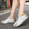 thumbnail image 4 of ZELAND Women's Big Size Genuine Leather Hiking Shoes - Casual Outdoor Top-Layer Cowhide Sport Sneakers, Autumn/Winter Comfort, 4 of 6