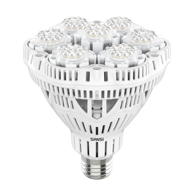 Bombilla SANSI 36W de espectro completo 4000K 65,6 PPF