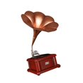 thumbnail image 1 of Estatua de tocadiscos, estatuilla de Metal, colección de ilustraciones, adorno artesanal, escultura para dormitorio, pasillo, oficina, estantería de Estilo A, 1 of 10