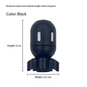 RKXQT Fidget Toys Adults, Cool Gadgets for Kids, ADHD Stress Relief EDC Finger Spinning Toy, Brass Atomic Bomb Sculpture Office Home Decor black