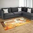 thumbnail image 3 of Welcome Fall Saint Bernard Cozy Autumn Field Pumpkins Golden Leaves Indoor Rug St Dog Lover Carpet Living Bed Room Sofa Home Decor - 12013, 3 of 5