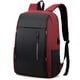 thumbnail image 1 of Mochila para portátil con puerto de carga USB para hombres y mujeres, color rojo, 1 of 6