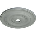 thumbnail image 3 of Ekena Millwork 26 1/2"OD x 3 5/8"ID x 1 1/2"P Jefferson Ceiling Medallion (Fits Canopies up to 5"), 3 of 12