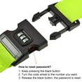 thumbnail image 2 of Unique Bargains Luggage Straps Suitcase Belts with Buckle Adjustable Packing Accessories Light Green, 2 of 7