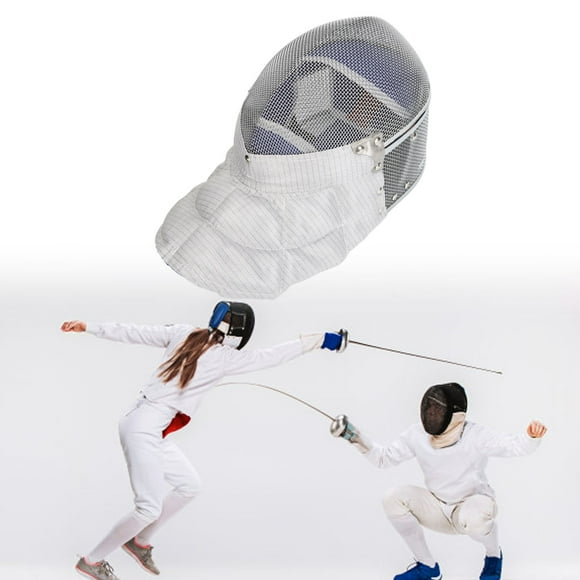 Fencing  Helmet, Steel Mesh Waterproof Lining Face Protection for Fencing Competitions Sports