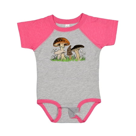

Inktastic Mushroom Hunting for Morel Mushroom Gift Baby Boy or Baby Girl Bodysuit