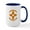White/Navy Inside, variant on CafePress - I'd Rather Be In Santa Fe Large Mug - 15 oz Ceramic Large White Novelty Mug