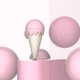 thumbnail image 2 of Juguetes De Hierba Para Gatos Bola en forma de helado de hierba gatera dientes limpios juguetes giratorios para gatos suministros para mascotas rosa Likrtyny Para estrenar, 2 of 6