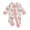 Pink, variant on Staki Baby Footless Pajamas Viscose of Bamboo Cartoon Infant Boys Zipper Pjs Romper 0-18M,6-12 Months