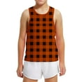 thumbnail image 6 of Hpgjzj Girls Tank Tops Camis Boys Plaid Print Tagless Cotton Tanks Sleeveless Tees 2025, 6 of 6