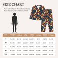 thumbnail image 4 of Balery Colorful Astronomy Conjunto de Pijama con Estampado para Mujer, Conjunto de Dos Piezas con Manga Larga, Ropa de Dormir Suave con Bolsillos, Pijamas Cómodos-Large, 4 of 7