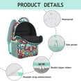 thumbnail image 2 of Abstract Ornamental Mandala Backpack - Stylish Boho Bookbag with Padded Straps for Teens, 2 of 6