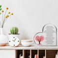 thumbnail image 5 of Remembrance Gifts, Sympathy Gifts, Funeral in Memory of Loved One, Heart Shaped Acrylic Decor Sign, Grieving Gift with Sympathy Condolence, Bereavement Condolence Gifts, 5 of 7