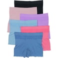 thumbnail image 6 of ToBeInStyle Women Pack of 6 Pairs Basic Spandex Seamless Slimming Shaper Shorts, 6 of 9