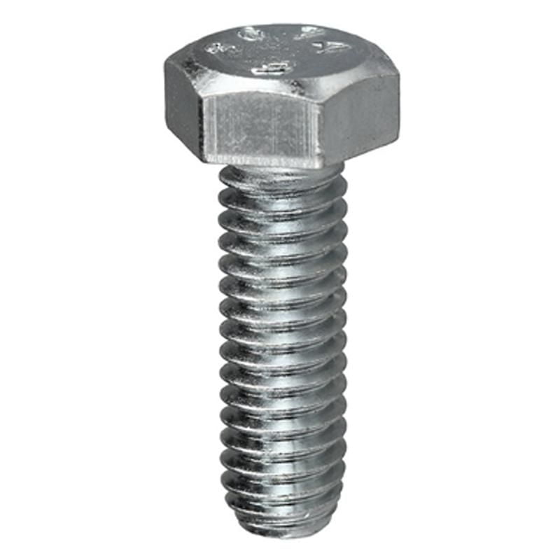 L.H. Dottie MB1434 Tap Bolt, Hex Head, 1/4Inch20 TPI by 3/4Inch Length, 7/16Inch Hex, Zinc