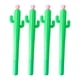 thumbnail image 1 of Bolígrafos de gel con forma de cactus | Tinta negra de 0,5 mm | Paquete de 4 bolígrafos de escritura cómodos para la escuela, la oficina y el hogar | Recambio reemplazable, 1 of 6