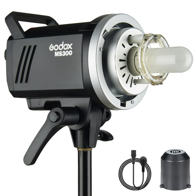 Studio Flash Strobe Godox MS300 300 W con sistema X inalámbrico