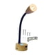 thumbnail image 1 of Lámpara de lectura para vehículos recreativos, brillo ajustable, incluye soporte de Hardware con puerto USB, lámpara LED regulable, función de memoria Negro Macarena Luz para leer, 1 of 8
