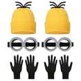 thumbnail image 1 of Accesorios para Disfraz de Halloween para Adultos con Sombrero, Gafas, Guantes, Disfraz Divertido para Cosplay, Pequeño Sombrero Amarillo, 1 of 5