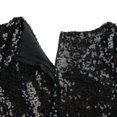 thumbnail image 4 of Vestido de noche largo mujer Lentejuelas con cuello en V Vestido de oscilación Cóctel formal Negro SM SunniMix Vestido maxi de verano para mujer, 4 of 8