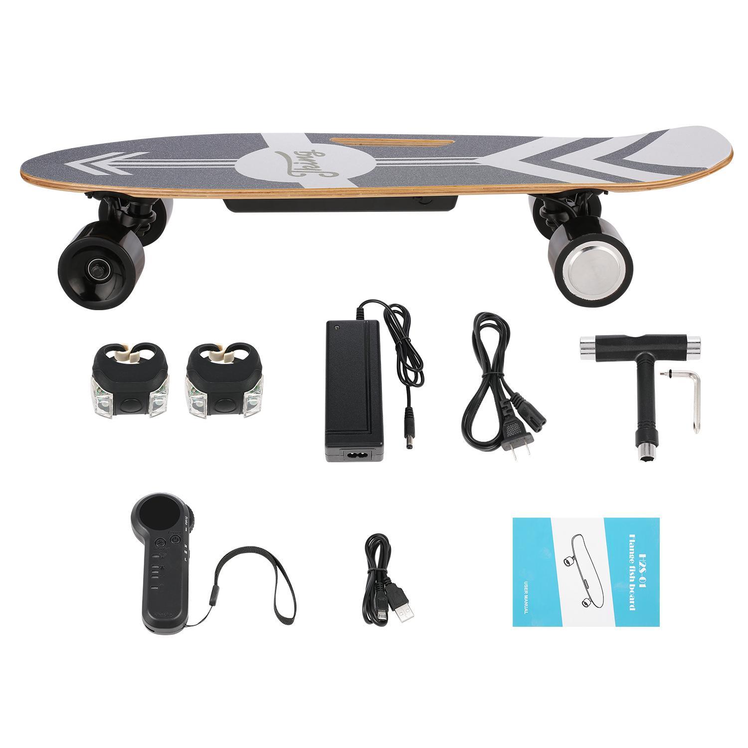 Electric Skateboard 3Speed Lithium Battery Powered with Remote