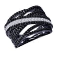 thumbnail image 4 of Lafonn Pave Glam Sterling Silver Platinum Plated Lassire Black Ring (2.37 CTTW), 4 of 5