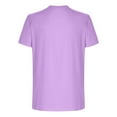 thumbnail image 4 of EchfiProm Graphic Tees for Men Purple Shirts Valentine Love Heart Athletic Graphic Young Mens Tops Short Sleeve M, 4 of 5